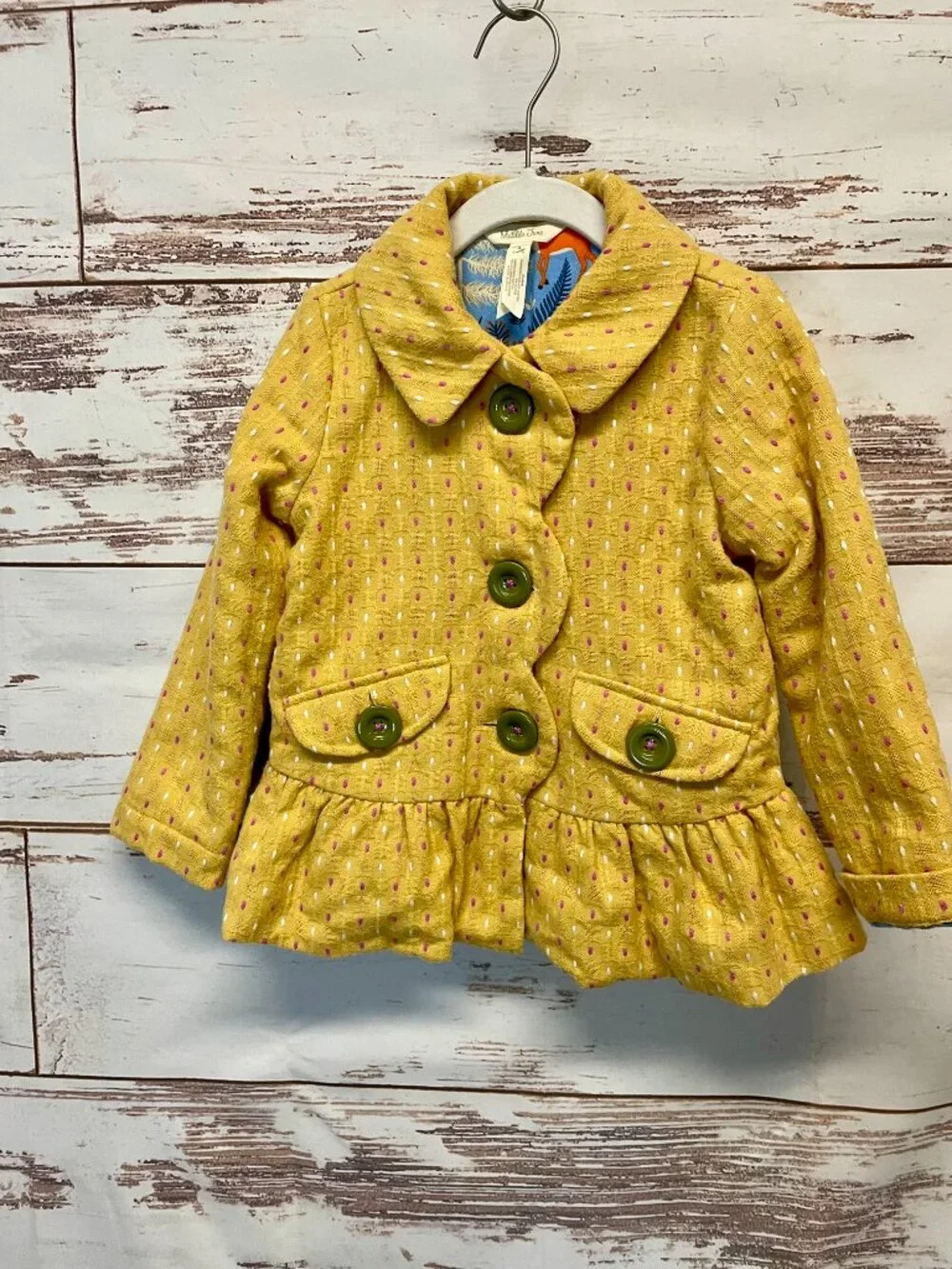 Matilda Jane Going Easy textured peplum jacket